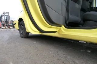 VW Polo 9N 9N3 Tür hinten links 4/5-Türer gelb LD1B - ohne Anbauteile - Bild 7