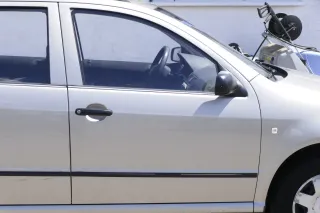Skod Fabia 6Y Kombi Limousine Tür vorne rechts Beifahrertür gelb beige gold LF8F - Bild 1