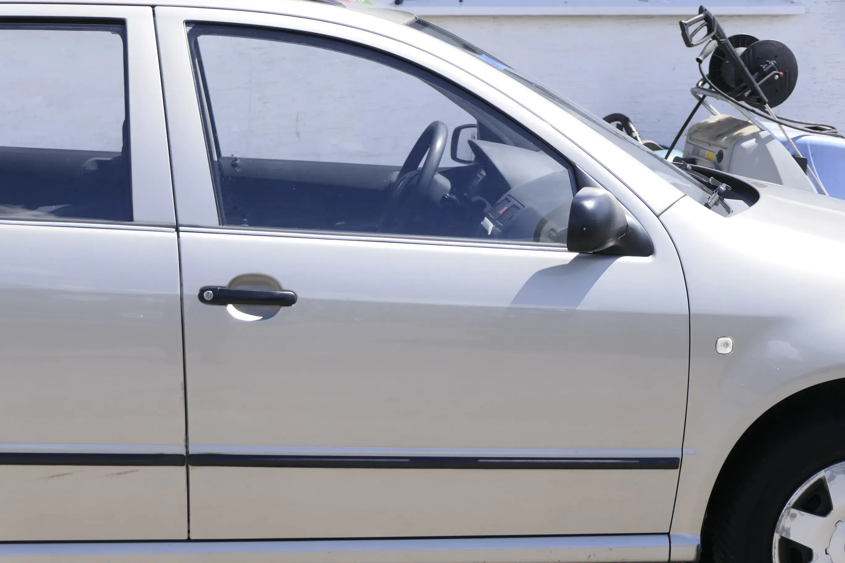 Skod Fabia 6Y Kombi Limousine Tür vorne rechts Beifahrertür gelb beige gold LF8F - Bild 1