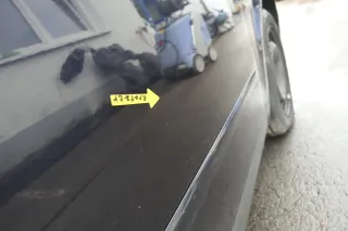 Audi A4 B6 8E nur Türblatt Tür vorne rechts Beifahrertür blau LZ5L Kombi+Limo v - Bild 2