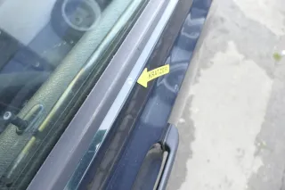 VW Golf 3 4 1E Cabrio Tür vorne rechts Beifahrertür grün - ohne Anbauteile - Bild 5