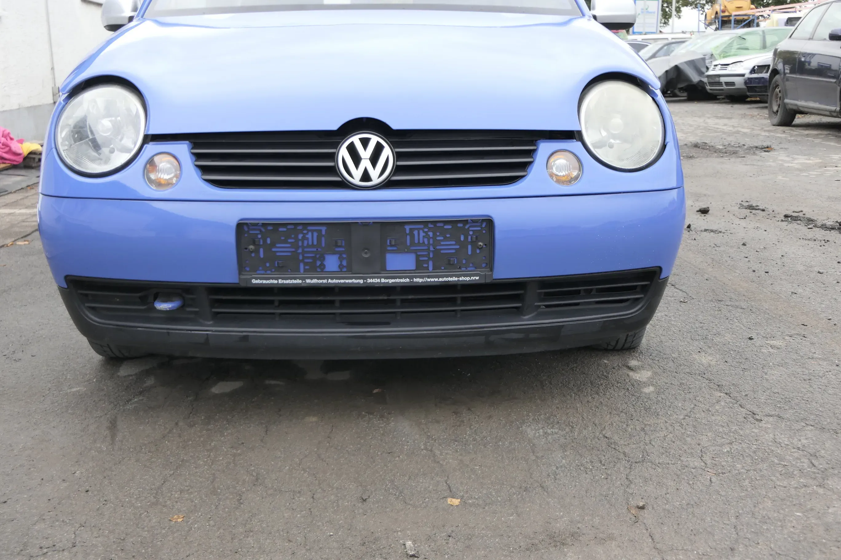 VW Lupo Stoßstange vorne Frontstoßstange Stoßfänger blau LR5A jazzblue - Bild 1