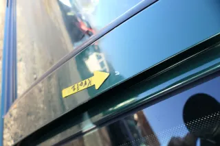 VW Golf 4 Tür vorne links Fahrertür 2/3-Türer grün LC6M brightgreen ohne Anbaute - Bild 8
