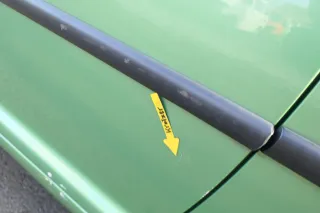 VW Golf 4 Tür vorne links Fahrertür 2/3-Türer grün LA6P ohneAnbauteile - Bild 7