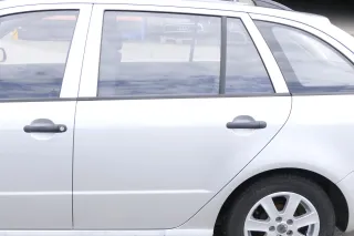 Fabia 6Y Combi Variant Kombi Tür hinten links grau silber LF7T ohne Anbauteile - Bild 1
