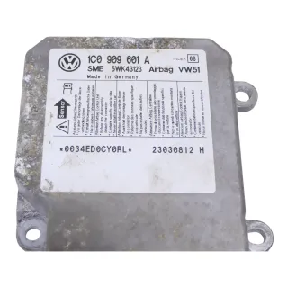 Skoda Fabia 6Y Steuergerät Airbag Airbagsteuergerät 1C0909601A 08 - Bild 3