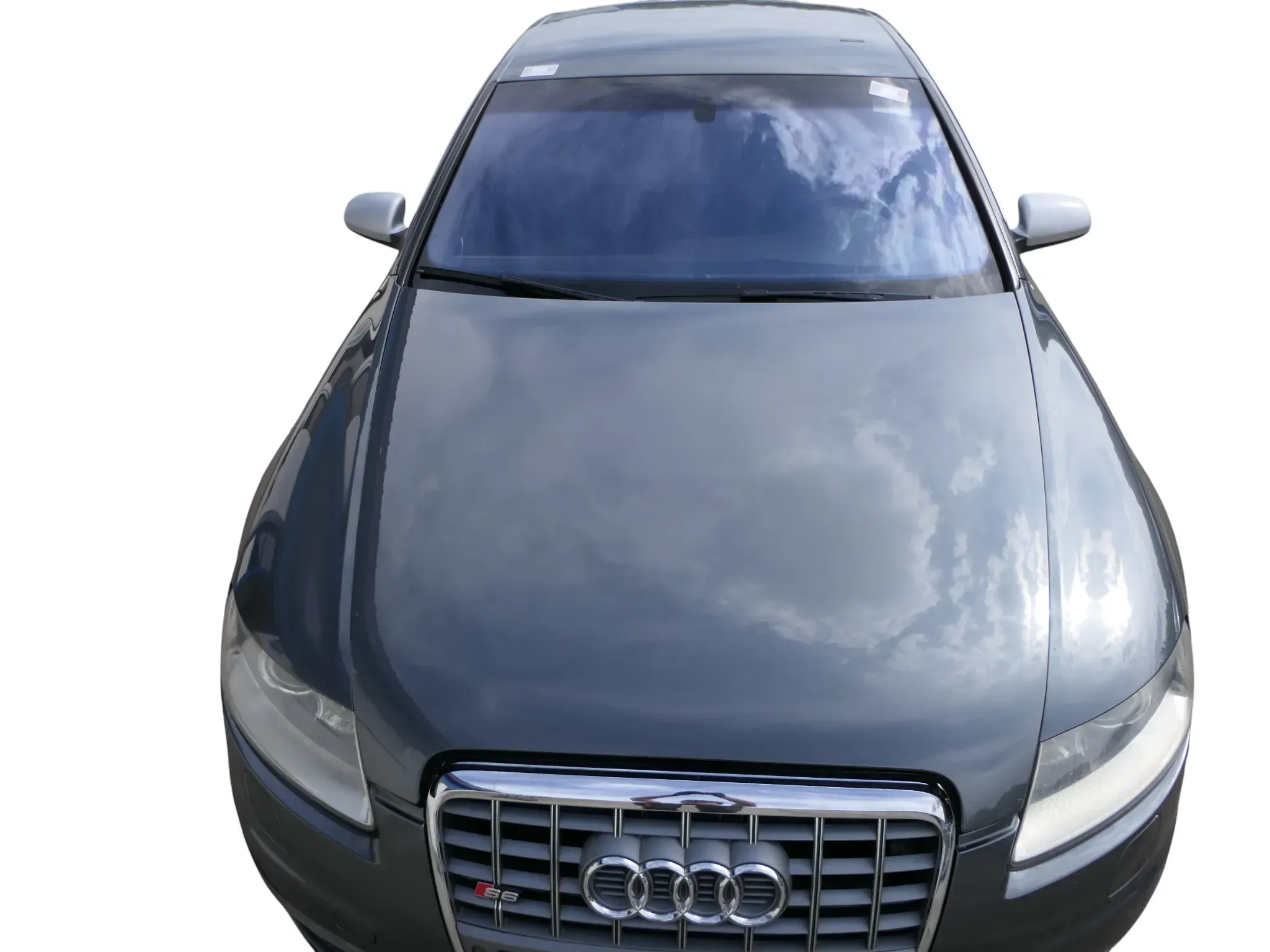 Audi A6 4F Motorhaube Klappe vorn (bis ca. Anfang Bj. 2011) grau LZ7S - Bild 1