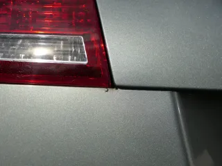 Audi A6 4F C6 Kombi Avant hinten Heckklappe mit Scheibe Deckel grau LY7E - Bild 2
