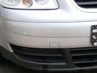 VW Touran 1T Stoßstange vorne Frontstoßstange Stoßfänger silber LA7W - Bild 6