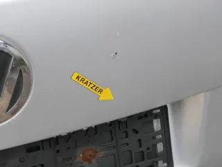 VW Touran 1T Heckklappe Kofferraumklappe hinten silber LA7W mit Scheibe - Bild 7