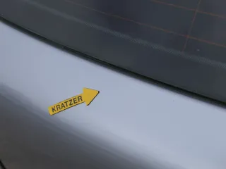 Audi A3 8P 2/3-Türer Heckklappe Klappe hinten grau LY7J 2/3-Türer Scheibe - Bild 4