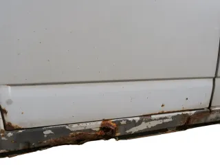 T4 Tür vorne links Fahrertür Caravelle Multiavan -ohne Anbauteile -  weiß R902 - Bild 5
