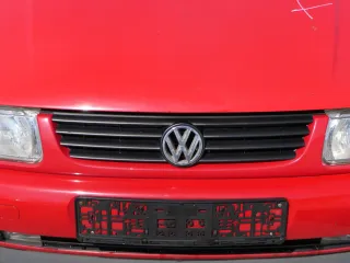 VW Polo 6N Kühlergrill Grillleiste vorne Leiste Grill schwarz / rot - Bild 2