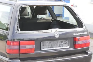 VW Passat 3A 35i Kombi Variant Heckklappe Klappe Kofferraumklappe schwarz LC9Z - Bild 8