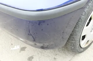VW Polo 6N2 Stoßstange hinten Heckstoßstange Stoßfänger blau LB5N indigoblau bla - Bild 8