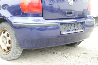 VW Polo 6N2 Stoßstange hinten Heckstoßstange Stoßfänger blau LB5N indigoblau b - Bild 4
