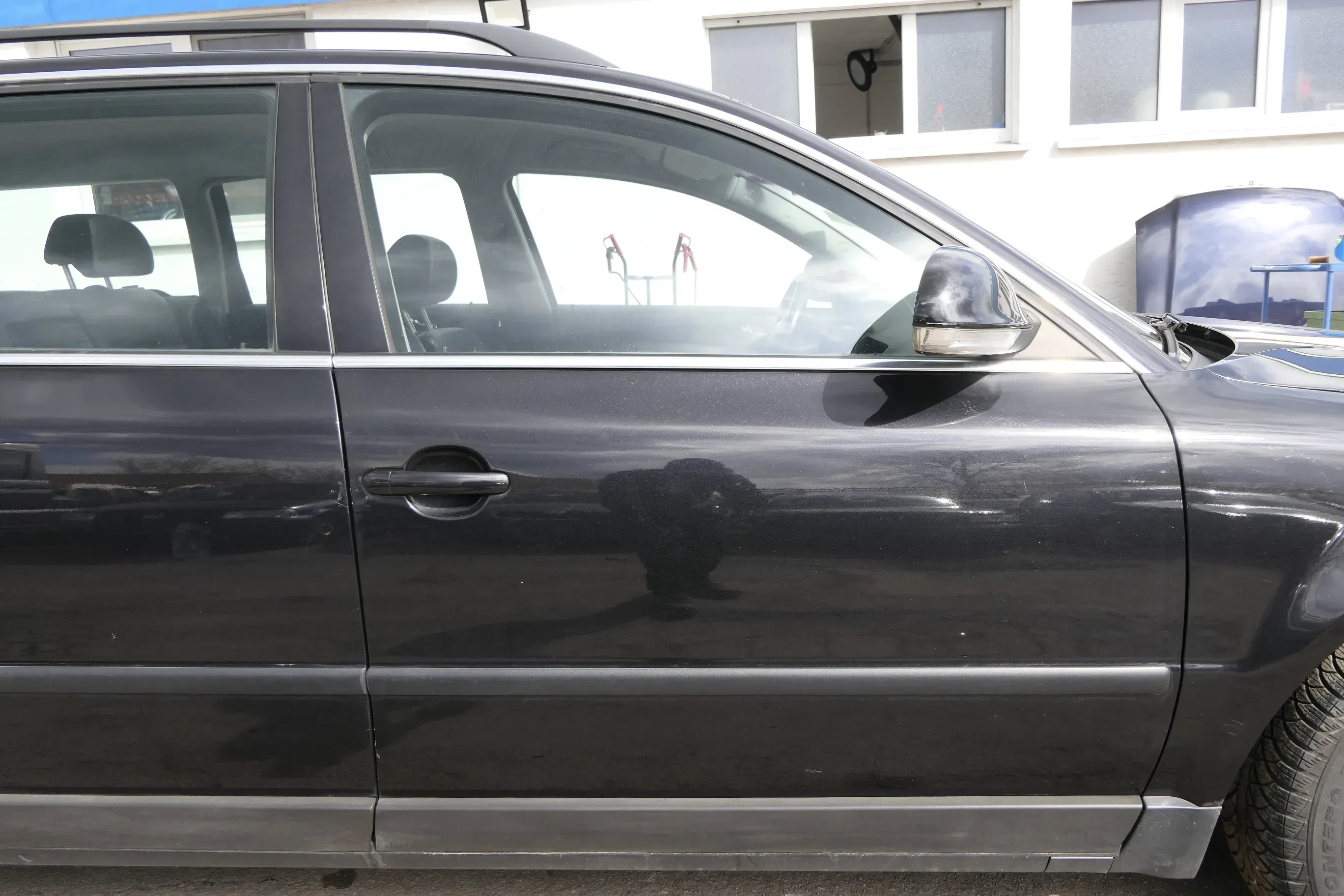 VW Passat 3B 3BG Kombi + Limo Tür vorne rechts Beifahrertür schwarz LC9Z black ü - Bild 1