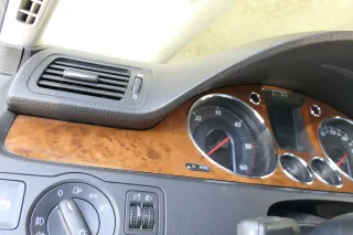 VW Passat 3C Mittelkonsole Verkleidung Abdeckung Tacho Dekor nur Holz Nuss - Bild 5