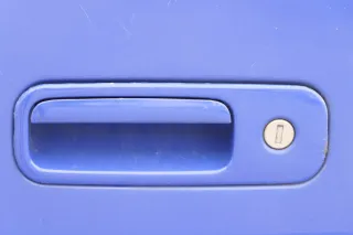Polo 6N2 Heckklappe Klappe hinten Kofferraumklappe blau LA5C surfblue Scheibe - Bild 4