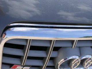 A6 4F Frontstoßstange Stoßstange vorn Stoßfänger grau LZ7S mit Grill - S-line - Bild 14