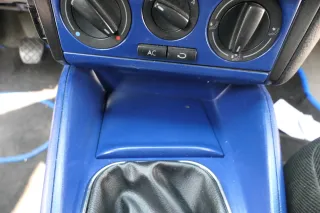Golf 4 Bora Mitteltunnel Becherhalter Lüftungsdüse Dekor blau ++ selbst lackiert - Bild 5