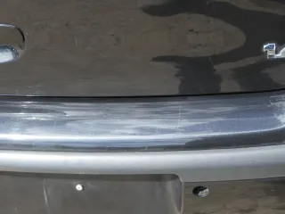 VW Polo 9N 9N3 Stoßstange Heckstoßstange hinten schwarz LC9Z - Bild 9