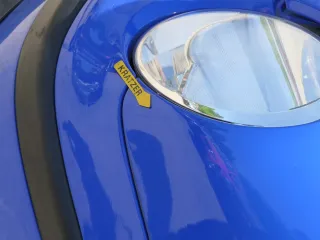 VW Polo 9N Kotflügel vorne links blau LA5F bis ca.Bj.2004 - Bild 8