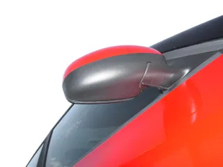 Skoda Fabia 5J mechanisch Spiegel Außenspiegel rechts mit Glas rot LF3K - Bild 2