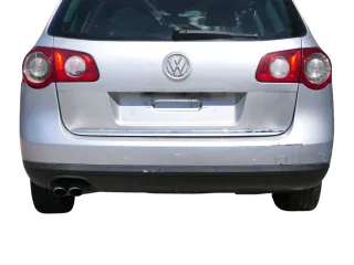 VW Passat 3C Kombi Stoßstange hinten Heckstoßstange Stoßfänger silber grau LA7W - Bild 1
