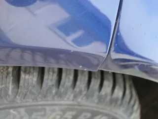 VW Golf 4 Limousine Stoßstange hinten Heckstoßstange Stoßfänger blau LB5N - Bild 14