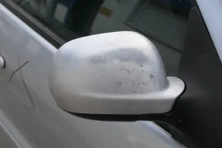 VW Polo 6N2 manueller Spiegel Außenspiegel rechts außen silber LA7W  + Glas - Bild 1