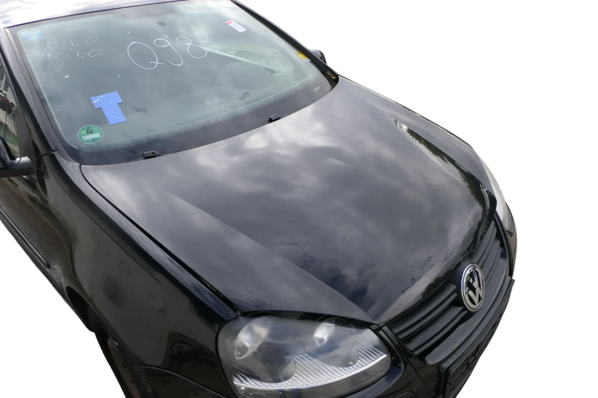 VW Golf 5 V 1K Motorhaube Haube Klappe vorne schwarz L041 - Bild 1