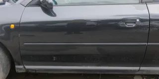 A3 8L Tür Türblatt vorne links grau schwarz LZ9U 2/3-Türer (Griffform beachten - Bild 1