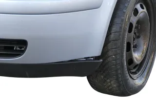VW Bora Stoßstange vorne Frontstoßstange Stoßfänger vorn blau LB5S - Bild 3