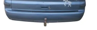VW Sharan Alhambra 7M Stoßstange hinten Heckstoßstange blau LC5W Facelift PDC - Bild 1