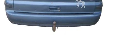 VW Sharan Alhambra 7M Stoßstange hinten Heckstoßstange blau LC5W Facelift PDC