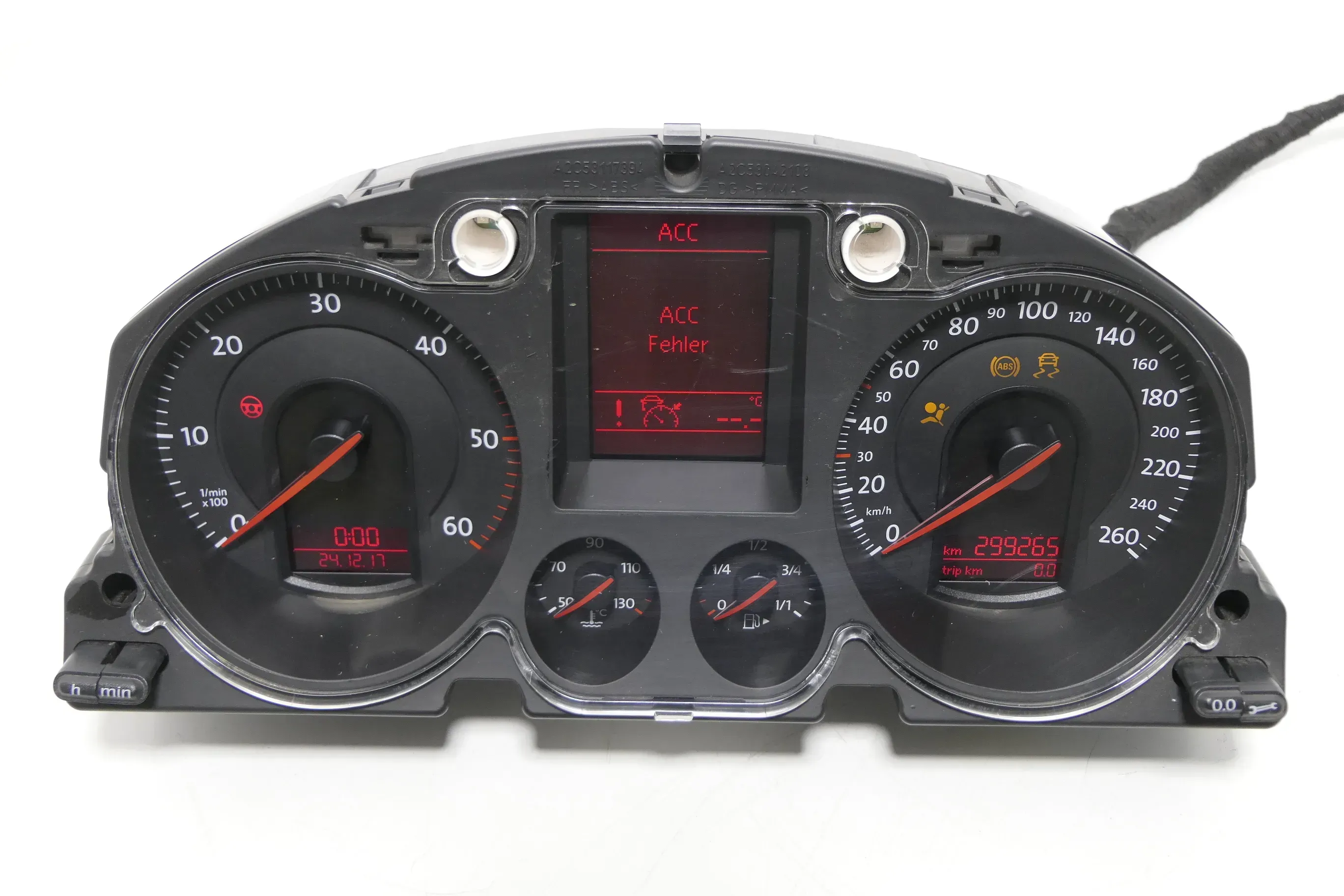 VW Passat 3C Tacho Tachometer 299.000km 3C0920871E Diesel TDI Kombiinstrument - Bild 1