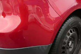 VW Golf 5 1K Limousine Stoßstange hinte Heckstoßstange Stoßfänger rot braun LA3W - Bild 3