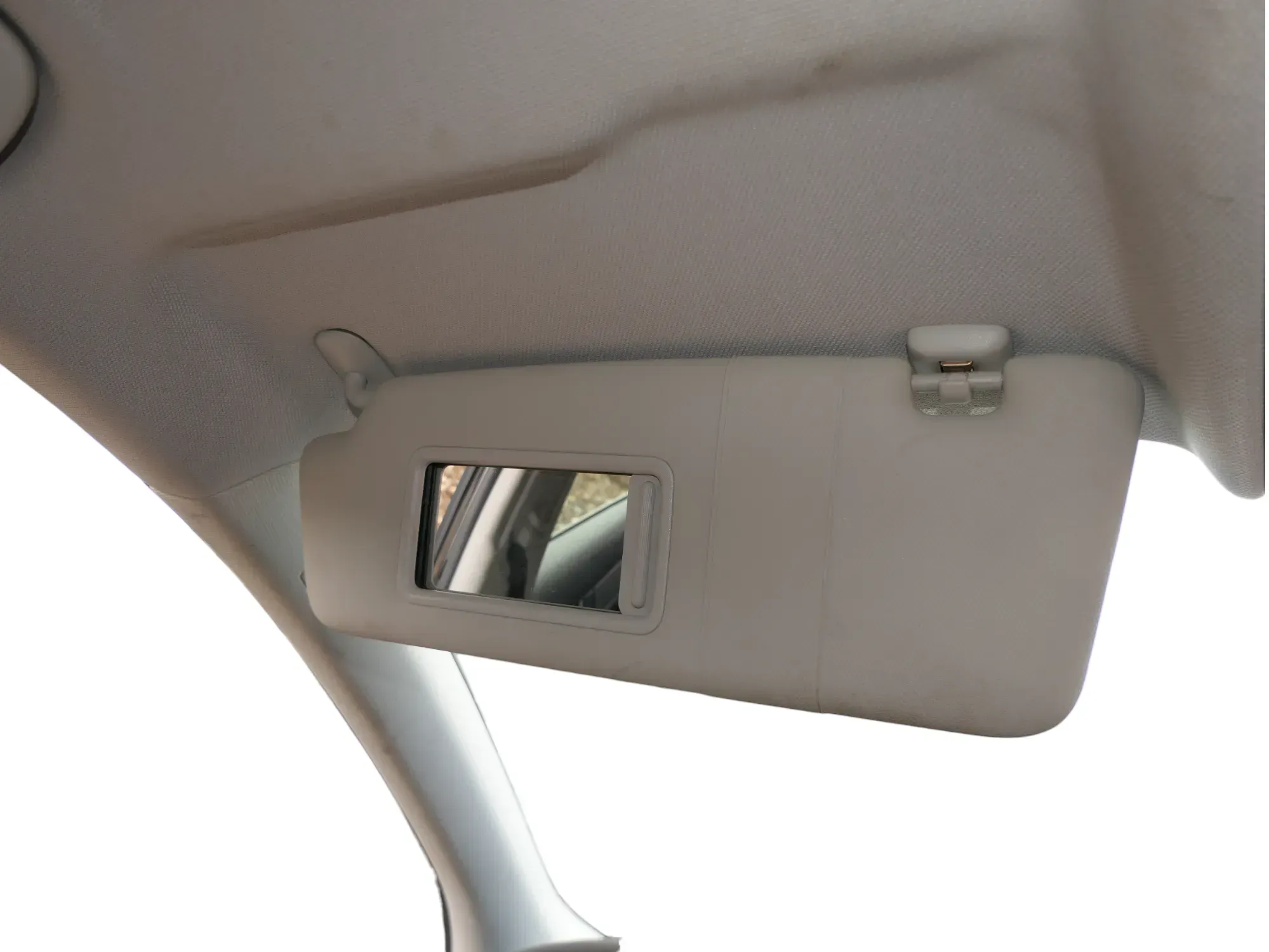 Audi A4 8K B8 A5 8T Sonnenblenden Sonnenblende grau silber links 8K0857551F - Bild 1