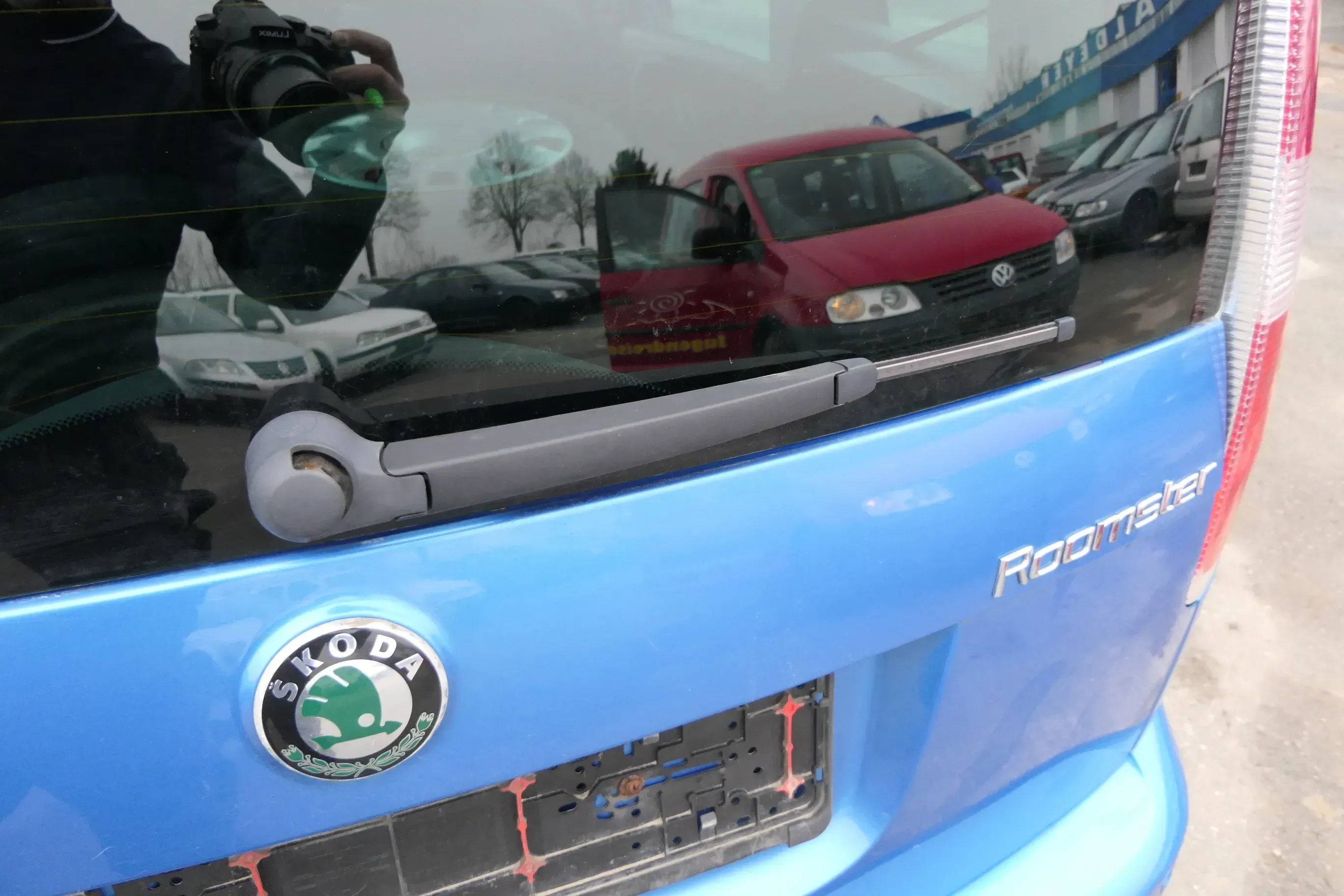 Roomster Fabia 5J Wischerarm Arm Scheibenwischer hinten Heckwischerarm 9N - Bild 1