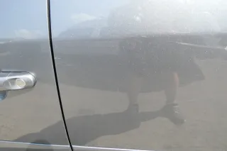VW Touran 1T 1T3 Tür hinten links grau LD7X mit Scheibe - Bild 2