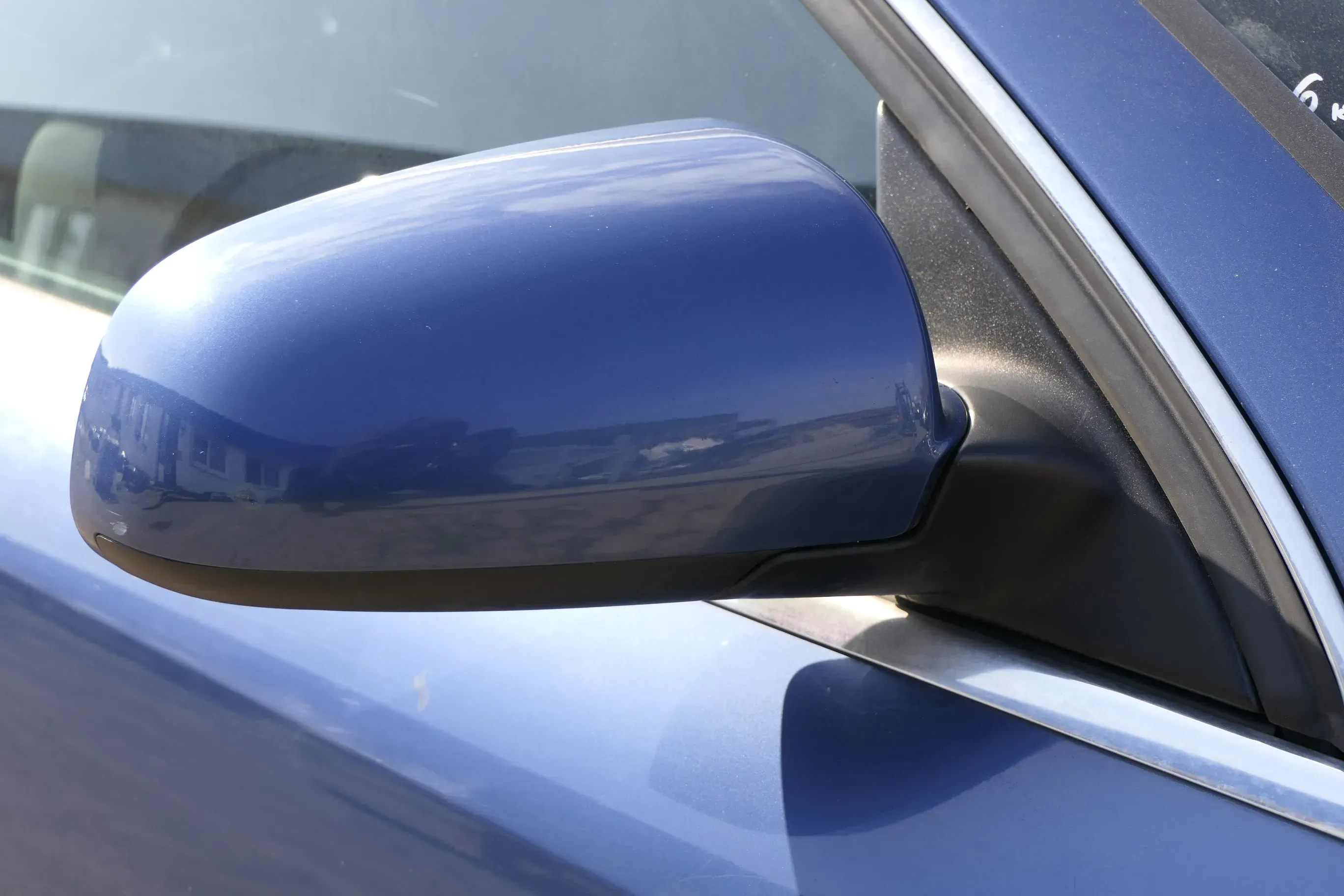 Audi A4 B6 B7 8E Spiegel Außenspiegel rechts elektrisch verstellbar blau LZ5W - Bild 1