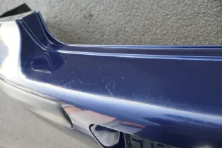 VW Golf 4 Limousine Stoßstange hinten Heckstoßstange Stoßfänger blau LB5N xxxx - Bild 4