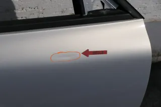 VW Passat 3B 3BG Kombi Limo Tür vorne rechts Beifahrertür grau silber LB7Z satin - Bild 3