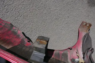VW Caddy 9K Polo Variant 6Kv Kombi Kotflügel vorne links rot LY3D - Bild 2