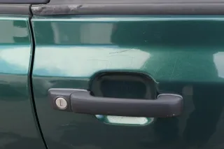 VW Golf 3 4 Cabrio Tür vorne rechts Beifahrertür grün LC6M ohne Anbauteile - Bild 2