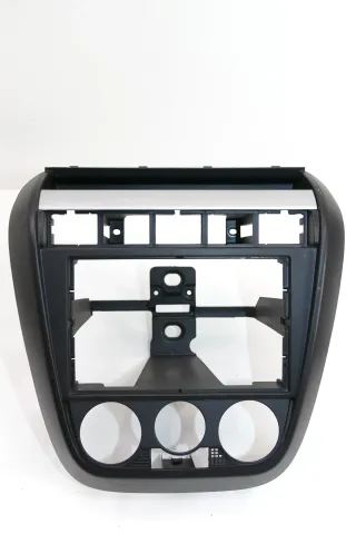 VW Fox 5Z Mittelkonsole Verkleidung um Radio schwarz 5Z0858061A - Bild 1