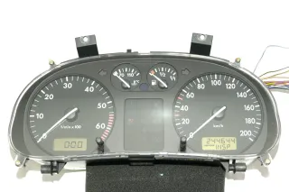 VW Polo 6N Tacho Tachometer Kombiinstrument 244.000km 6N0919860T 6N0919860R - Bild 1