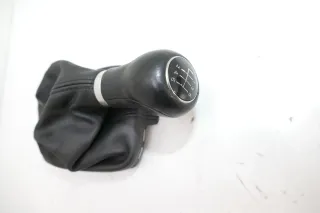 Audi A3 8P Schaltknauf Schaltsack Schaltung Schaltknüppel 6 Gang Original Leder - Bild 1