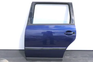 VW Passat 3B 3BG Kombi Variant Tür hinten links blau LB5N indigoblau + Scheibe - Bild 3